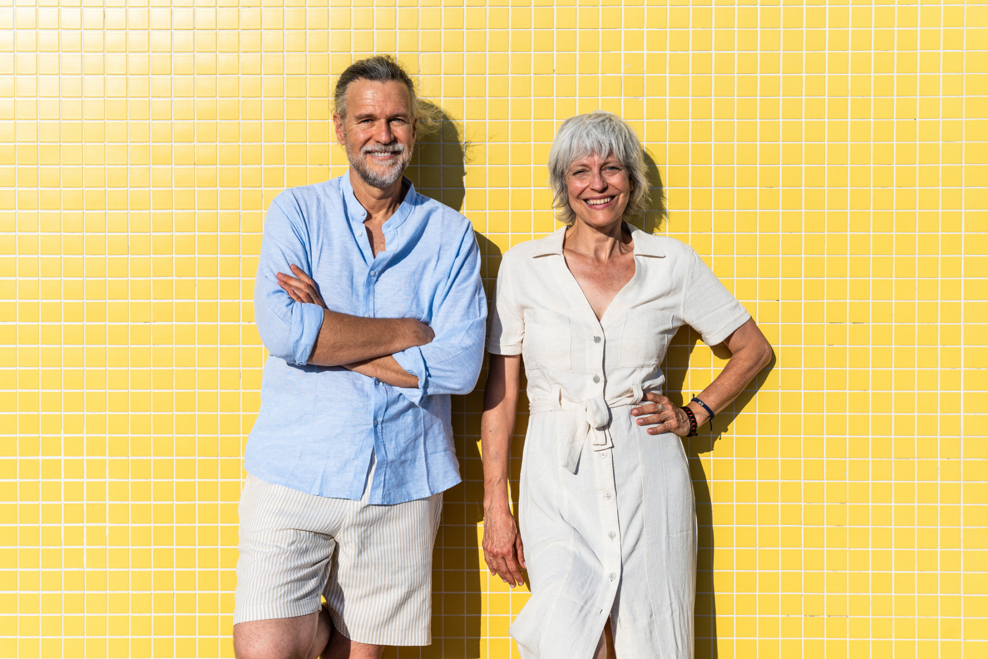 Couple de seniors confiant